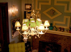 唯美背景墙 绿色清新美家 ,,公寓装修,110平米装修,富裕型装修,简约风格,混搭风格,灯具（8）