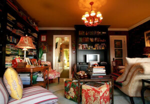 唯美背景墙 绿色清新美家 ,,公寓装修,110平米装修,富裕型装修,简约风格,混搭风格,书房,书架（11）