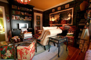 唯美背景墙 绿色清新美家 ,,公寓装修,110平米装修,富裕型装修,简约风格,混搭风格,书房,书架（12）