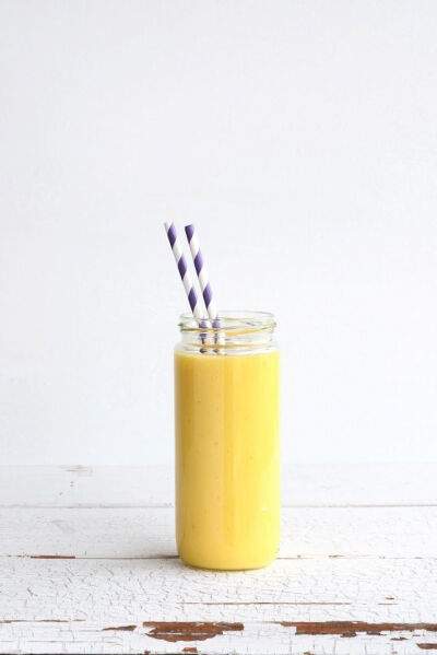 Mango, paw paw, pineapple, coconut milk smoothie recipe