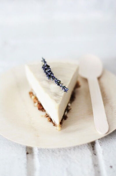 lavender cheesecake.