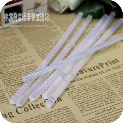 B0412 15g 手工DIY辅料 布艺拼布 热熔胶 胶棒 20cm一元2根