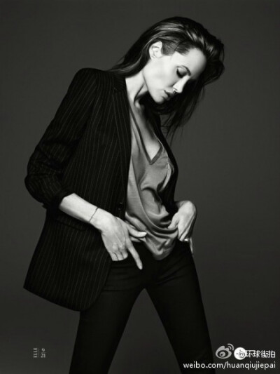 Angelina Jolie（安吉丽娜·朱莉）——《ELLE》（by vev.ru）（转）