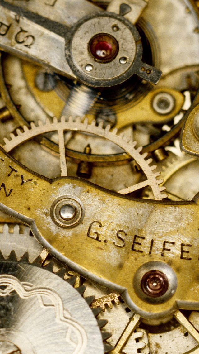 Watch Mechanism #iPhone #5s #Wallpaper