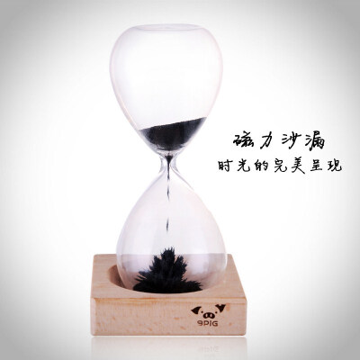 时光沙漏Magnet Hourglass 创意玻璃磁力沙漏