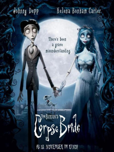 僵尸新娘 Corpse Bride (2005) 蜡烛的灼烧我感觉不到痛苦 酷热严寒也依然如故 我的心还是阵阵悸痛 早已粉碎，不再跳动 如今它如此的痛苦 谁来告诉我这只是虚无 我的生命之花早已干枯 只有我的眼泪还是流个不住