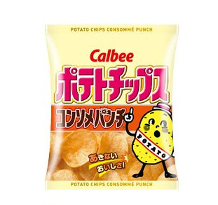 日本进口零食卡乐比calbee原味薯片卡乐比薯片经典原味