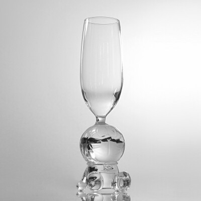机器猫水晶高脚杯创意机器猫造型底座酒杯哆啦A梦酒杯