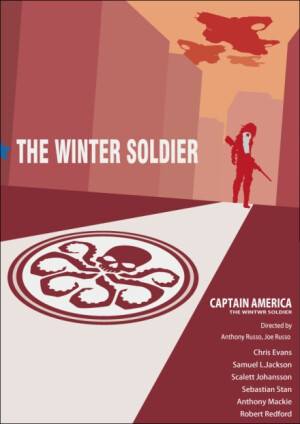 #Captain America##Winter Soldier#剪影海报（source：http://t.cn/Rvv8s3b