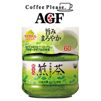 日本原装进口零食品 AGF[新茶人]宇治抹茶粉煎茶 约60杯量 48G