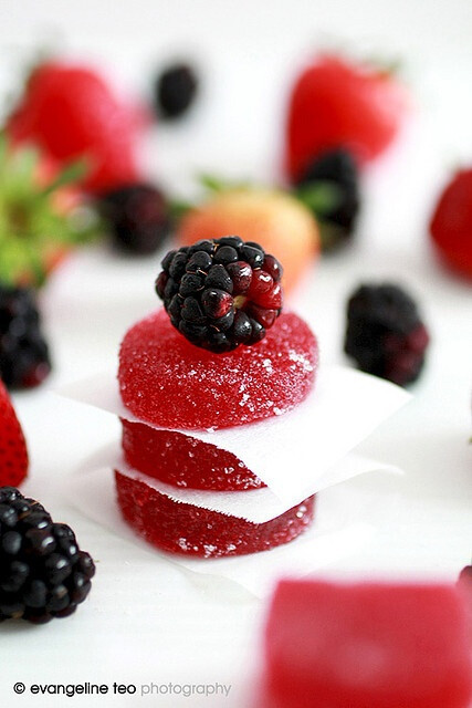 Raspberry fruit drops | Food style photography