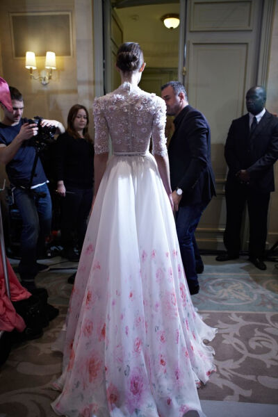 Georges Hobeika Haute Couture Spring 2013, backstage，品牌礼服 精致礼服。曦 @晨曦小径