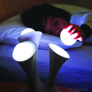 深夜之光~低能耗可移动光球~Boon Glo Nightlight with Portable Balls,White