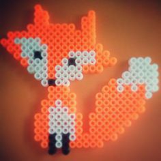 Fox hama perler