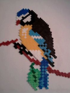 perler hama bead bird