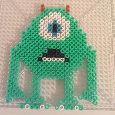 Mike Monsters Inc perler beads by perler_bead_ideas