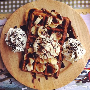 waffle+cream