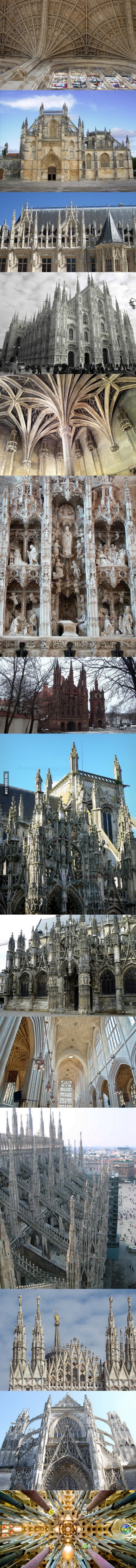 Gothic architecture is absolutely stunning.