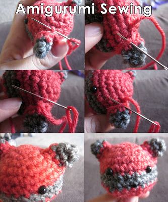 Crochet Tip: Amigurumi Sewing Pieces Together Tips ( Scroll Down)