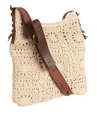 tory burch crochet squares bag