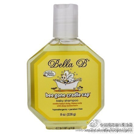 【Bella B新生儿去头皮乳痂专用洗发液】100%有机润肤成分，富有机牛油果油、芦荟以及多种有机鲜花萃取物，可以深层滋润舒缓宝宝头痒，头屑问题，令宝宝头皮健康柔软。不含人工防腐剂，气味清新淡雅。亚马逊今日226lm售价$11.69 。http://t.cn/zHEtbh4