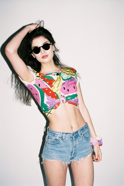 Lazy Oaf Mixed Fruit Crop T-Shirt