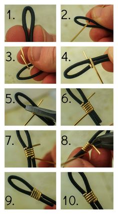 #DIY #JEWELRY How to Finish Leather Cord with Wire | Unkamen Supplies