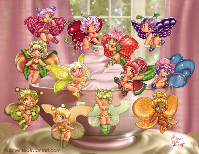 new+improved 12 Fairy Bowl by solipherus