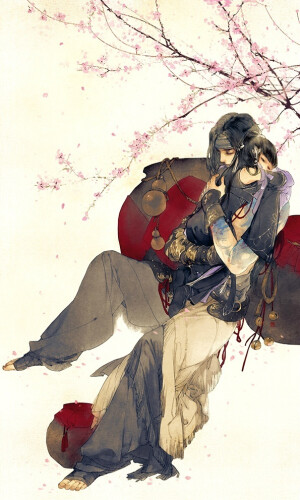 青灯燃七苦，参不透凡尘，梦初醒多怨，夜将去.勘不破迷障，窥几分痴念，镜中空花水中月。【绘画：伊吹五月】