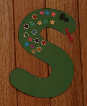 letter s toddler craft