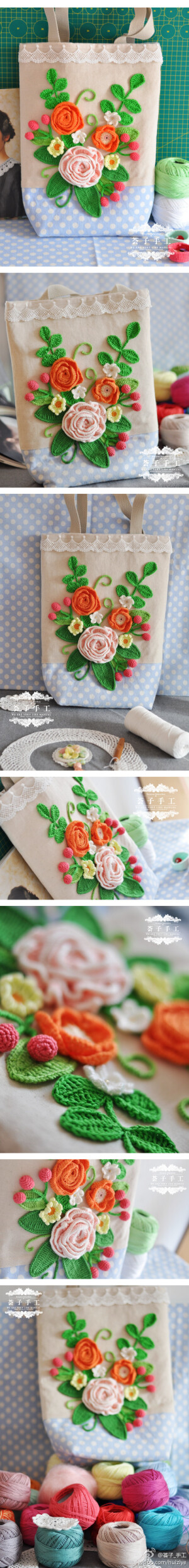 生活  GALA手工 编织  钩针 钩花