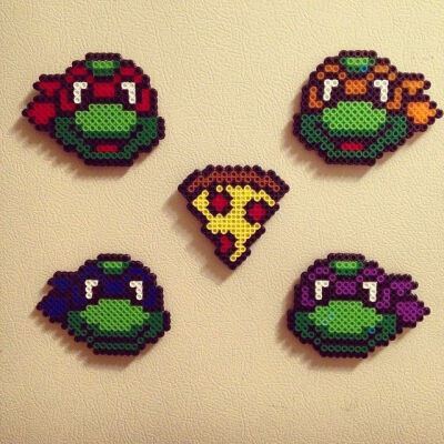 TMNT perler beads by terrybeirne