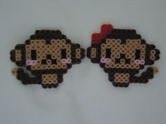 Monkey Couple by *PerlerHime on deviantART