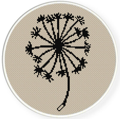 Instant Download,Free shipping,Cross stitch pattern, Cross-StitchPDF,a dandelion ,zxxc0353