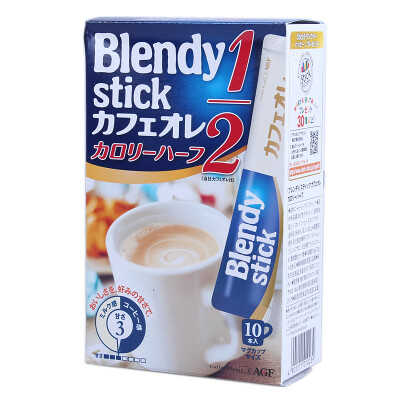 日本直送AGFBlendyStick/低卡牛奶咖啡g本入