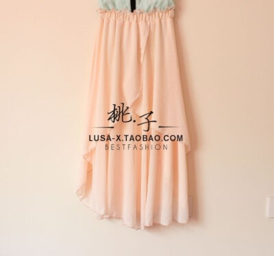 14年oliv*新款夏装明星同款飘逸长裙