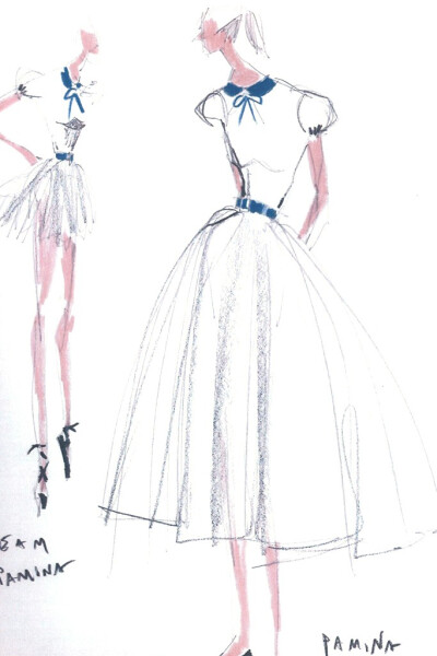 An Isaac Mizrahi costume sketch for &amp;quot;The Magic Flute.&amp;quot;-Guests Prepare for Opera Theatre of Saint Louis Gala