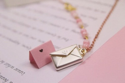 Envelope necklace