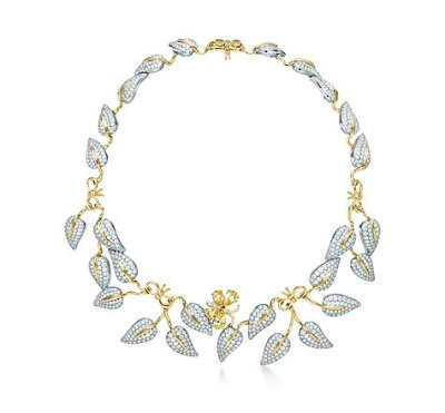 Jean Schlumberger Monarque necklace Tiffany’s Jean Schlumberger was a passionate horticulturist and often found inspiration for designs in his own garden. Here, a delicate 18k gold and yellow sapphi…