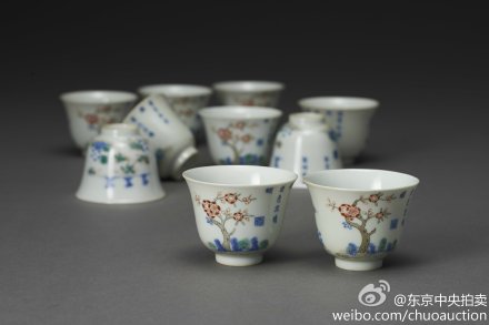 #东京中央9、11月拍卖精品预展# 9月精品 清同治 青花五彩花神盃一套 “大清同治年製”款 H:5cm;D:6.5cm×10 來源：蔣中正，坂西先生繼藏 预展时间：2014年5月24-26日 11:00-19:00 预展地点：香港国际古玩展（香港会议展览中心 展厅5BC）欢迎届时光临！