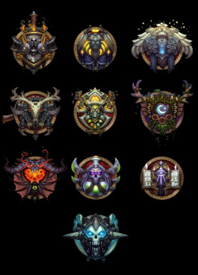 World of Warcraft hunter class icon | ... should all of shadows is rumored mists of warcraft rpg hunter mage dk 魔兽矢量素材