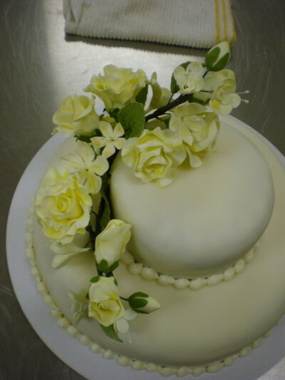 Fondant Wedding Cake