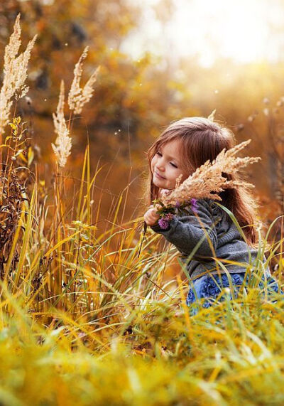 girl at meadow