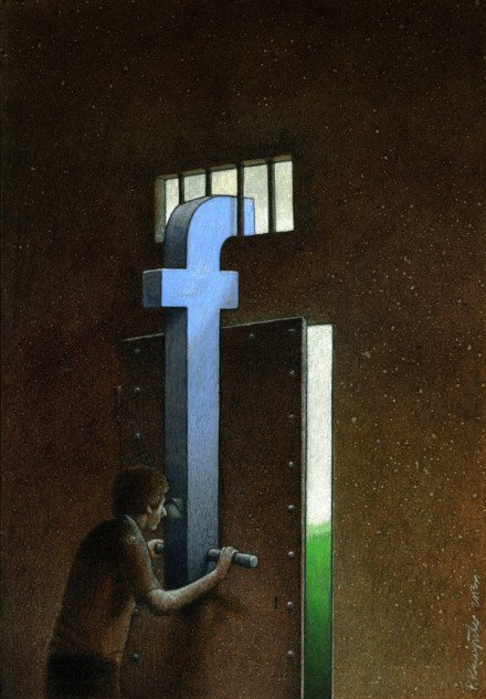 波兰插画家Pawel Kuczynski，画风属于现代波兰超现实主义绘画，自2004年开始从事讽刺画，至今获得92项艺术奖项与荣誉。乍一看，他的插图，觉得滑稽，但是当你仔细揣摩，它们实际上表明当今世界的一些严重的现实问题，每一张都值得细细品味！