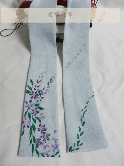 【六么令·陆】手绘发带汉服配饰 【绝版欣赏】