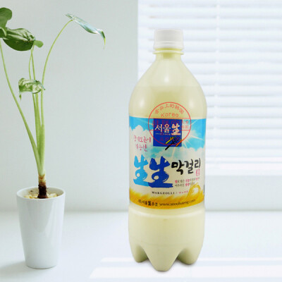 两瓶包邮 韩国进口生生米酒 自酿糯米酒月子米酒水醪糟米酒950ml