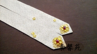 【素馨苑出品】汉服配饰之发带·落落（两版）-绝版欣赏