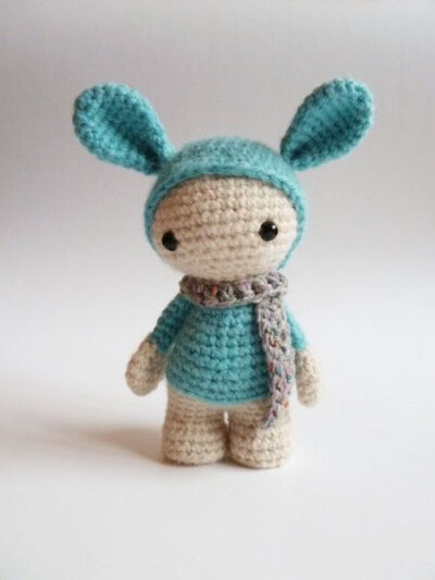 Mlle guimauve la poupée amigurumi mignon.