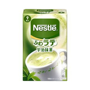 日本进口食品NESTLE雀巢宇治抹茶拿铁咖啡本入g