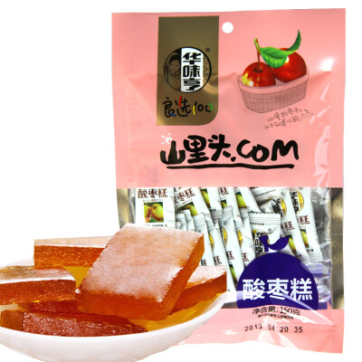 【天猫超市】 清仓 华味亨 酸枣糕 150g/袋装 蜜饯 糕点 零食